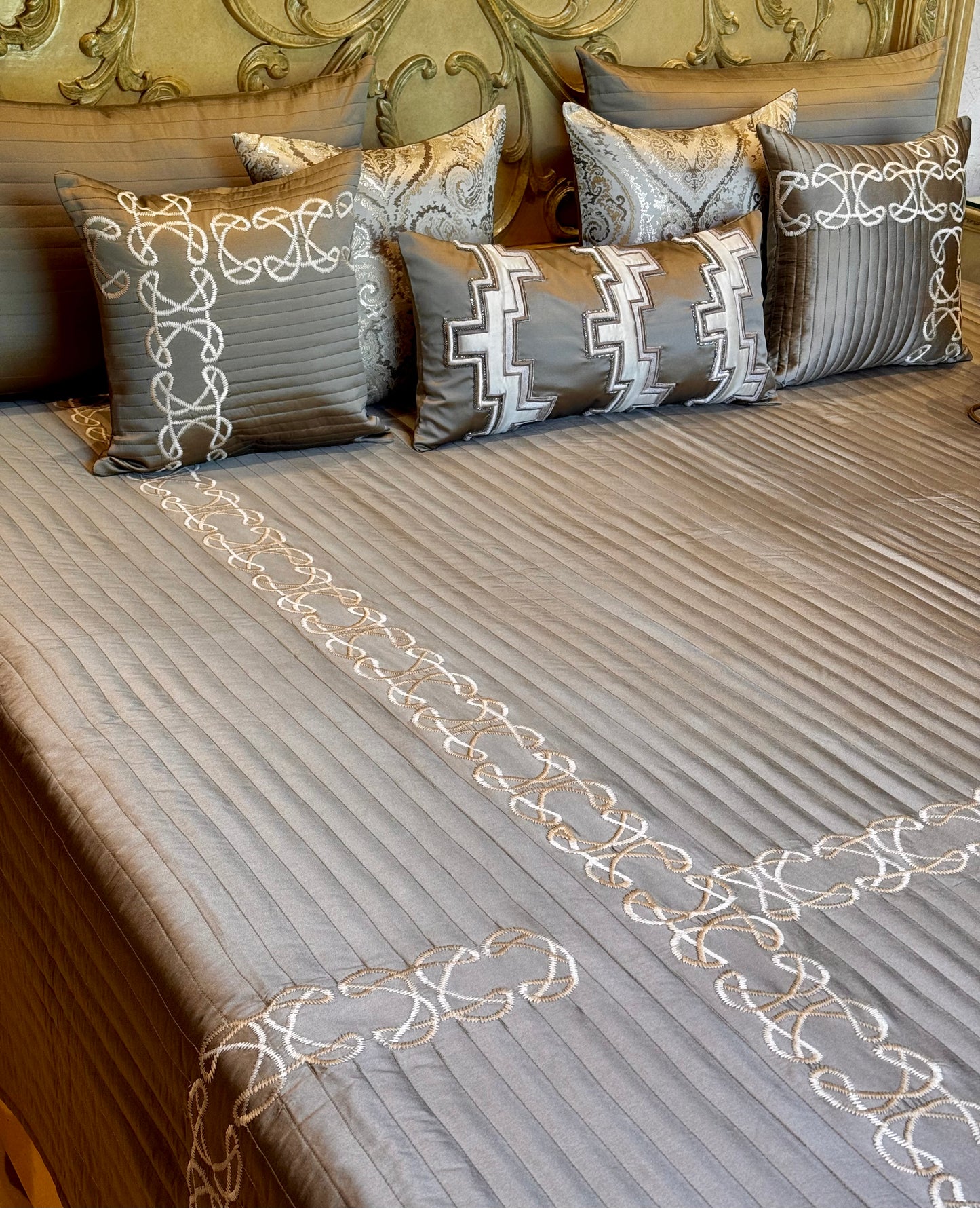 The Brown Papillon Bedding Set