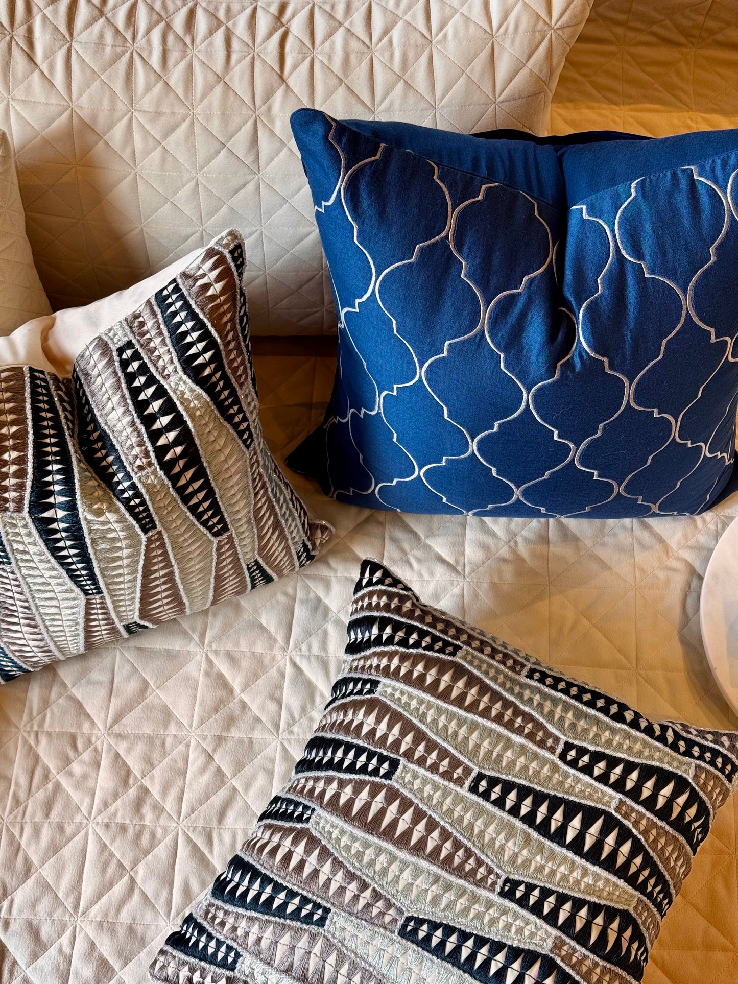 The Off-White Azra Bedding Set