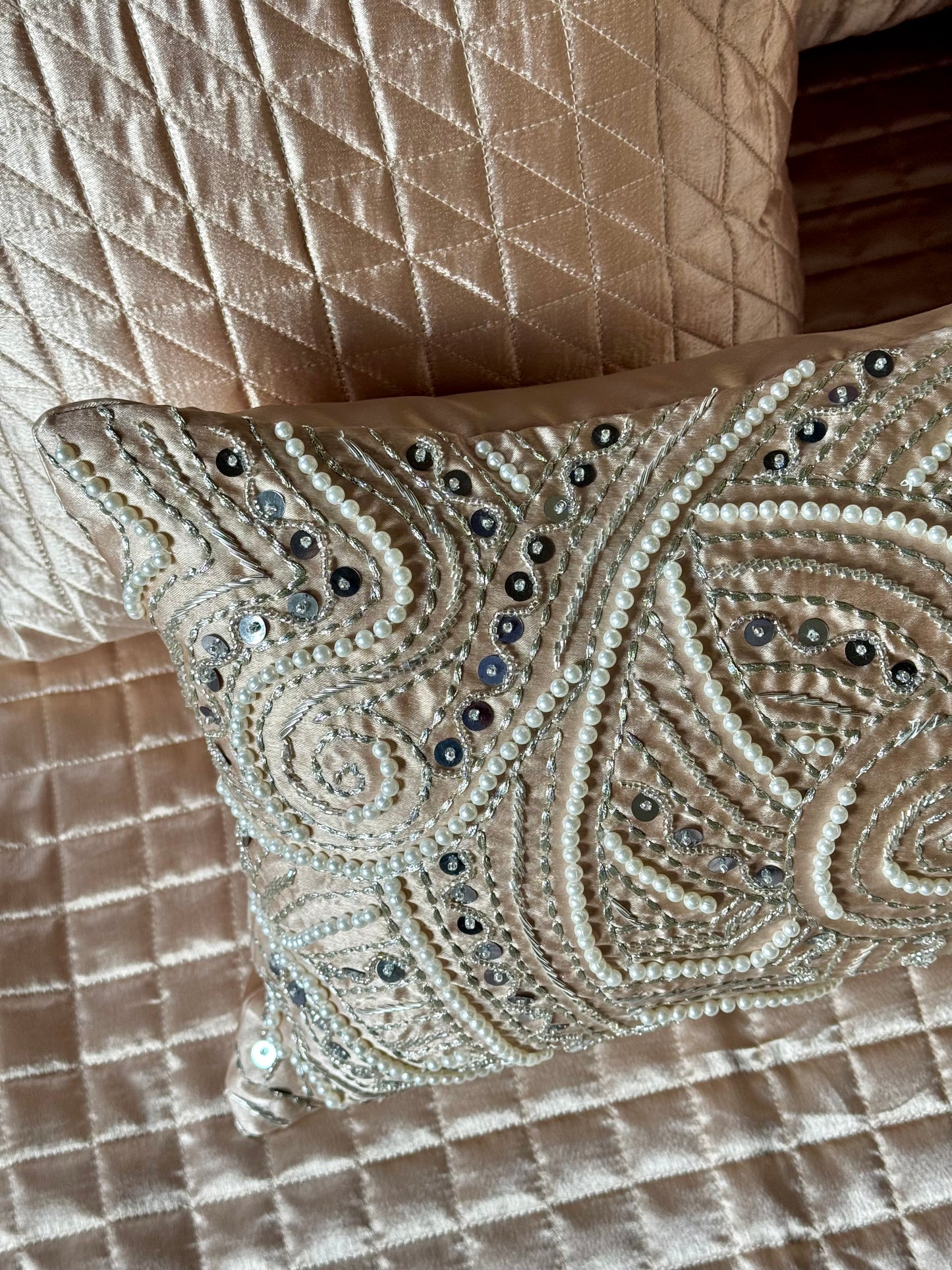 The Peach Cobblestone Bedding Set