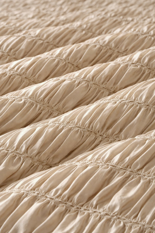 The Cream Scrunchie Quilt