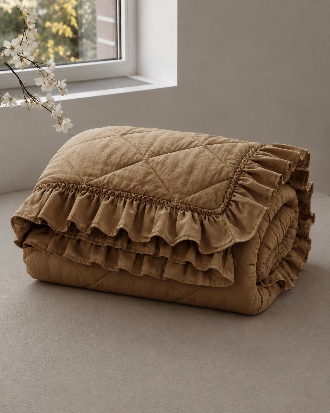 The Caramel Frill Quilt