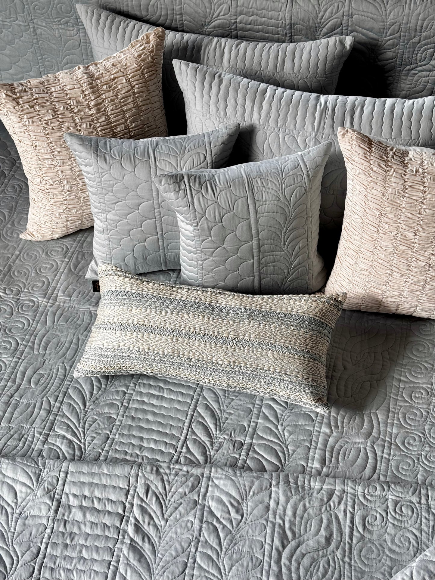 The Ice Blue Nammos Bedding Set