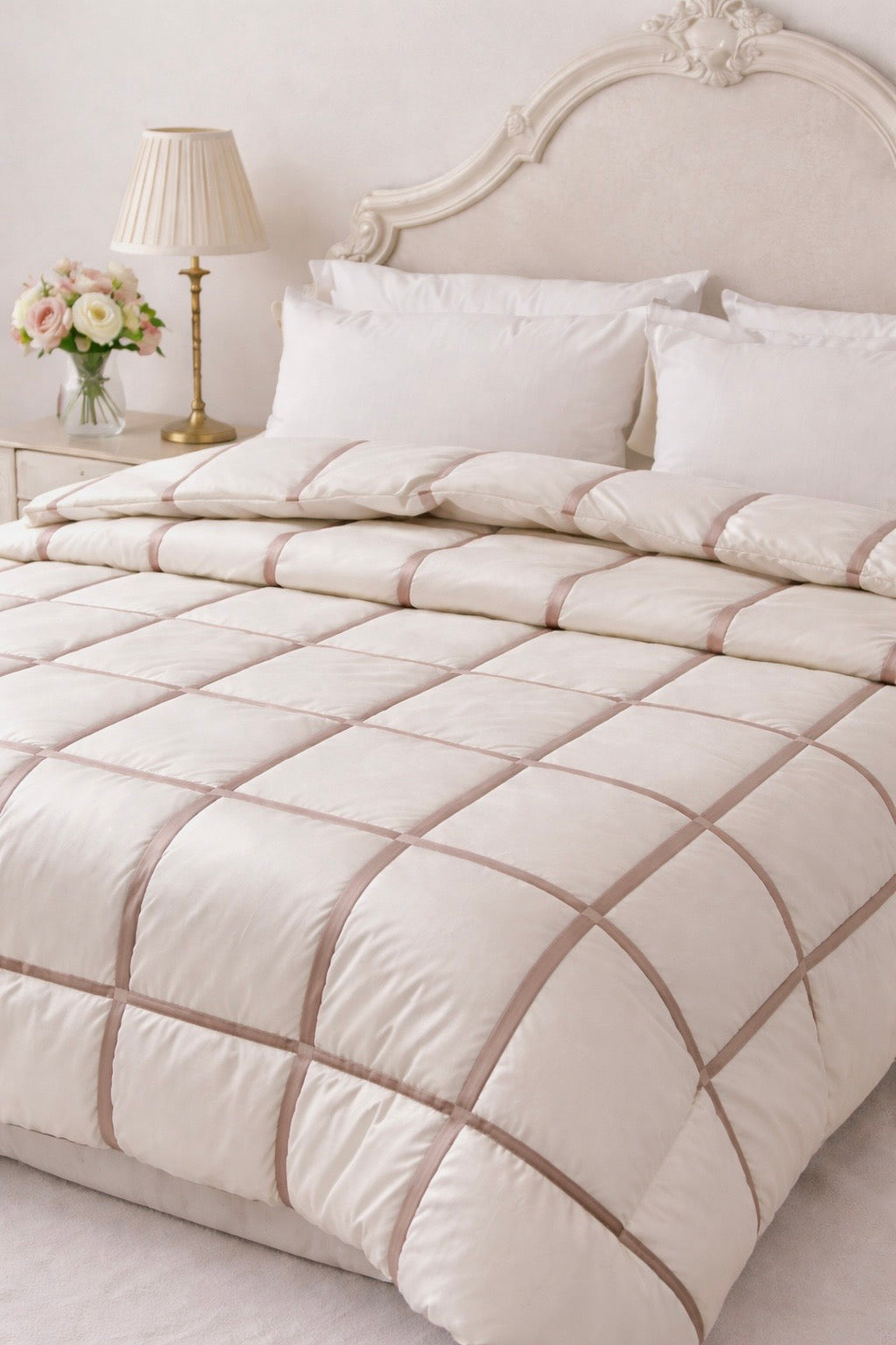 The Ivory Stripe Quilt