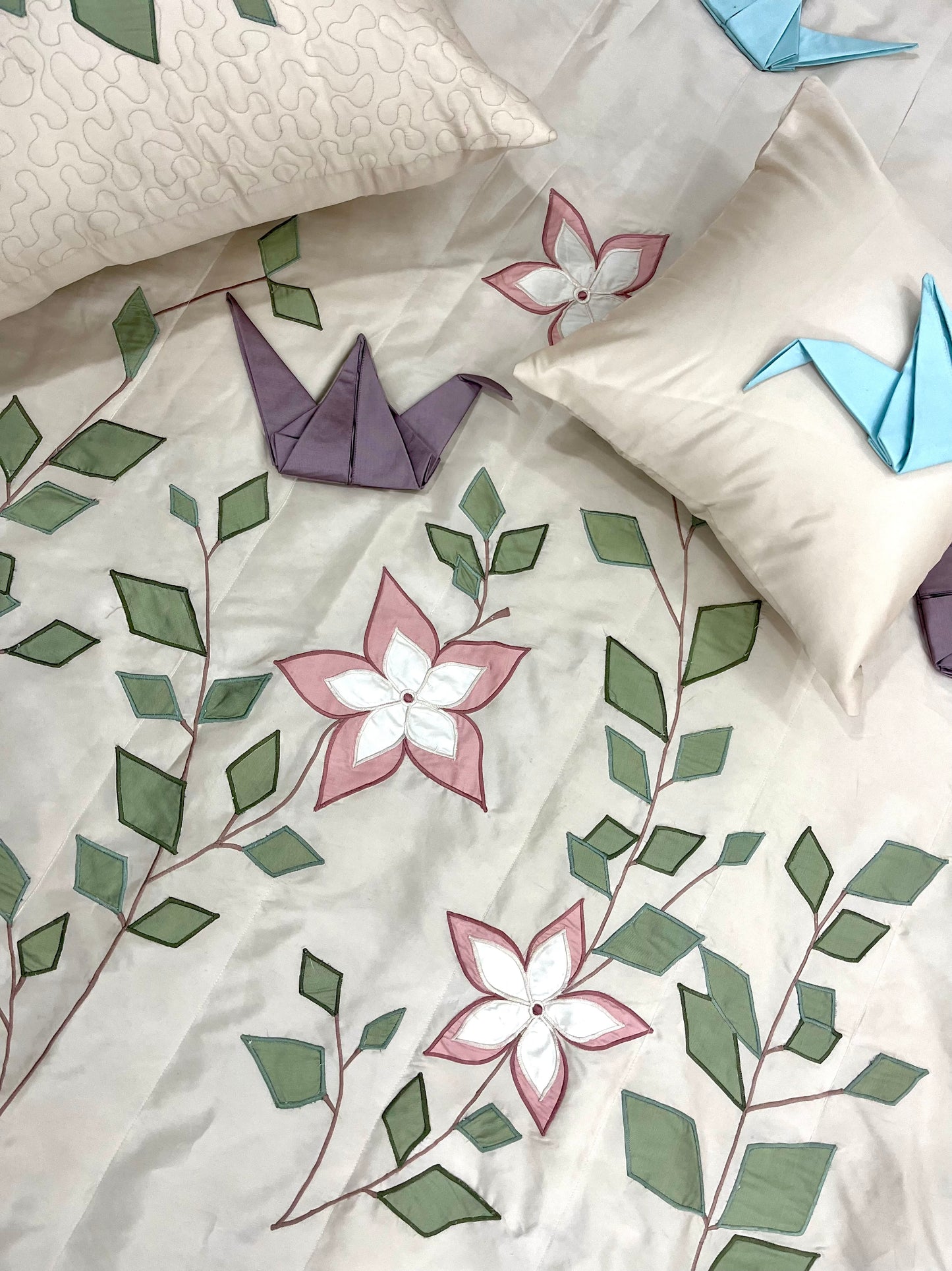 The Origami Orchard Bedding Set