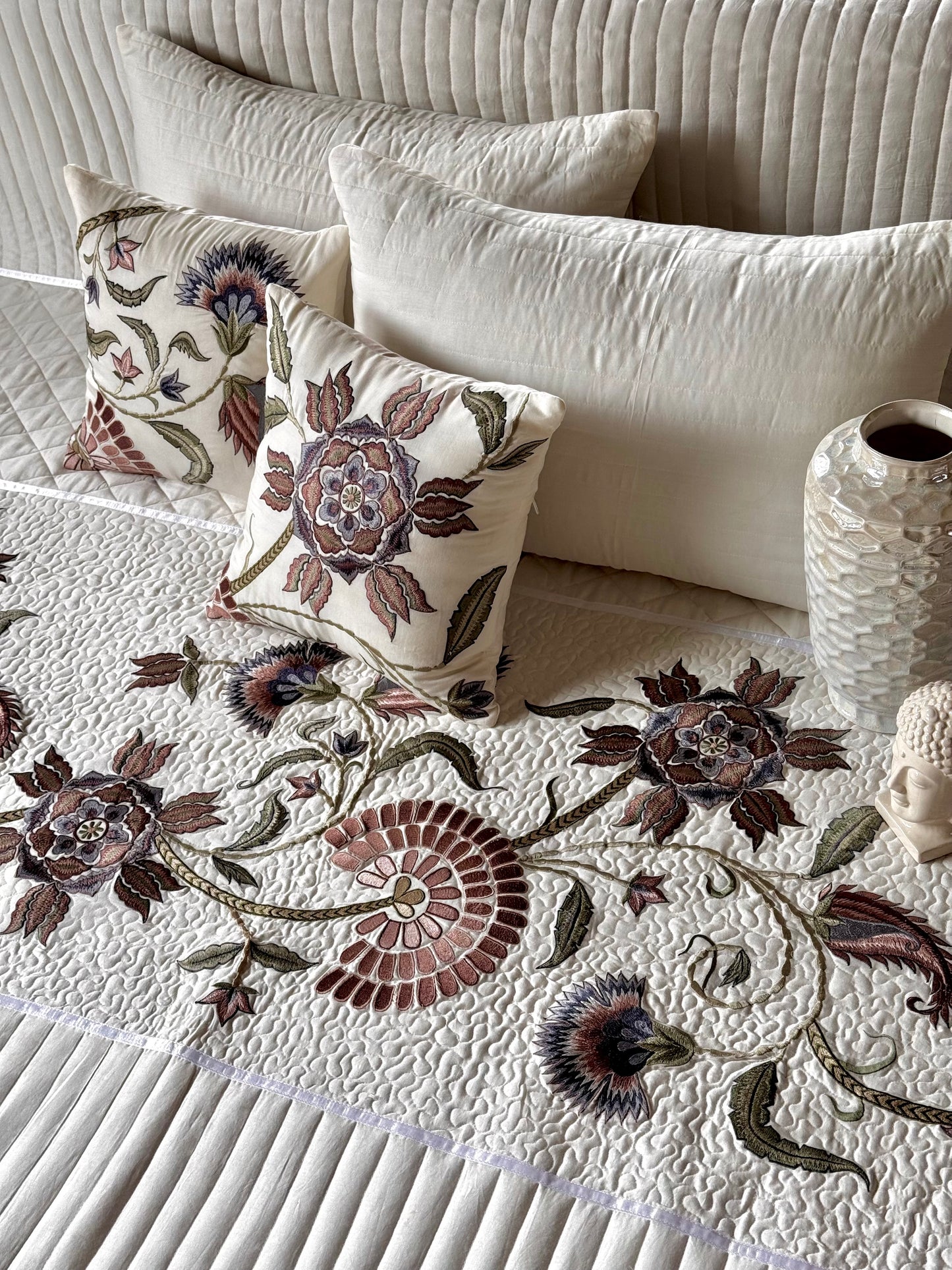 The Mughal Bloom Bedding Set