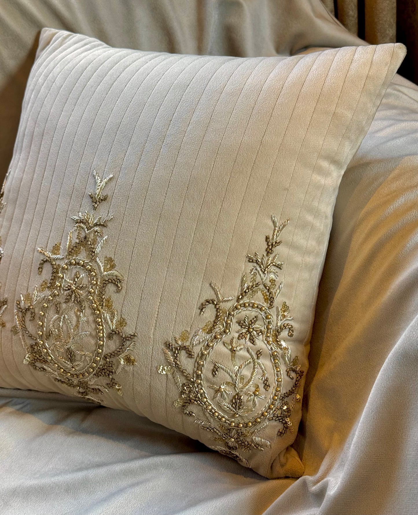 The Gold Baroque Cushion Cover