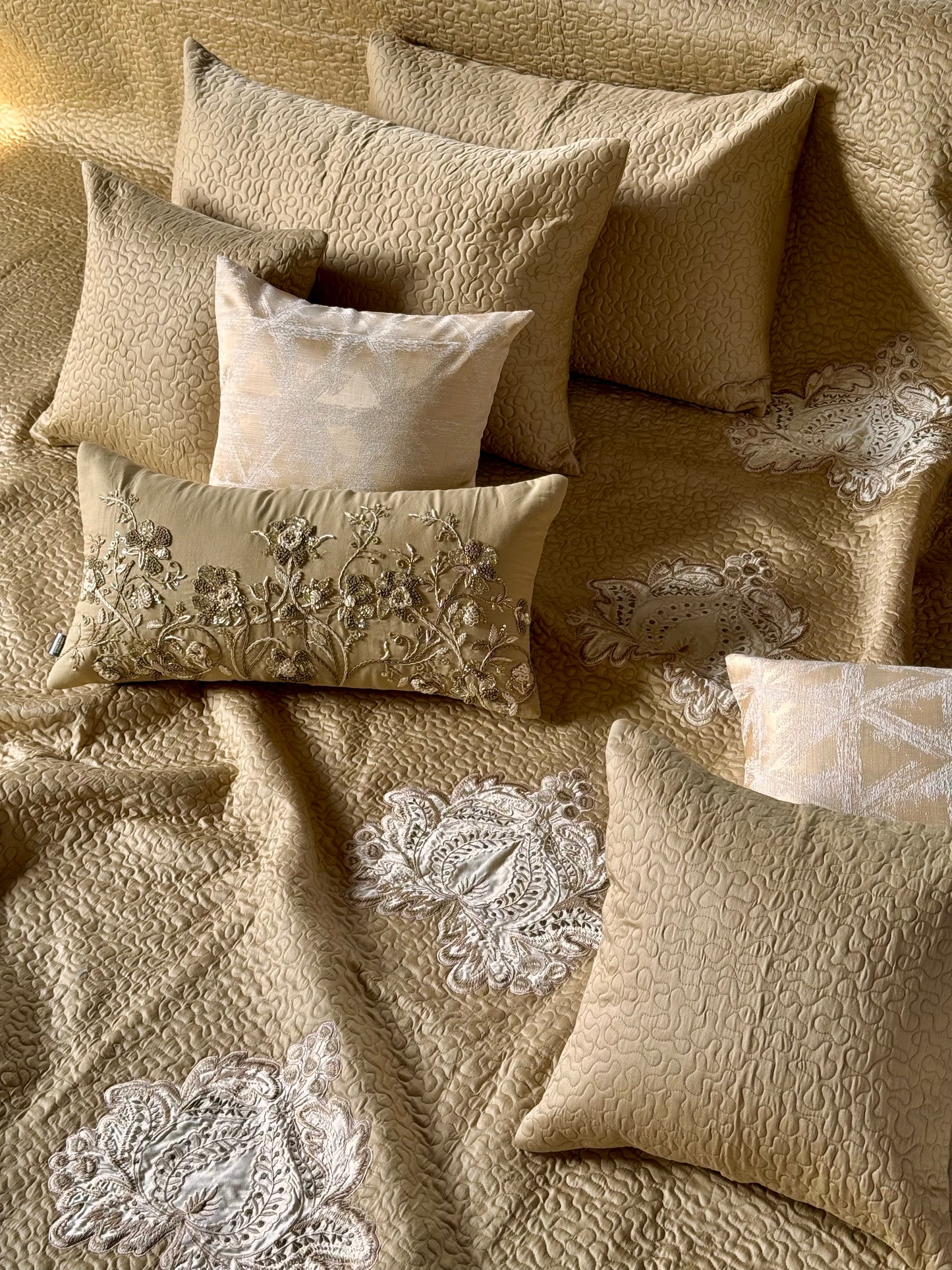 The Zarina Embroidered Bedding Set