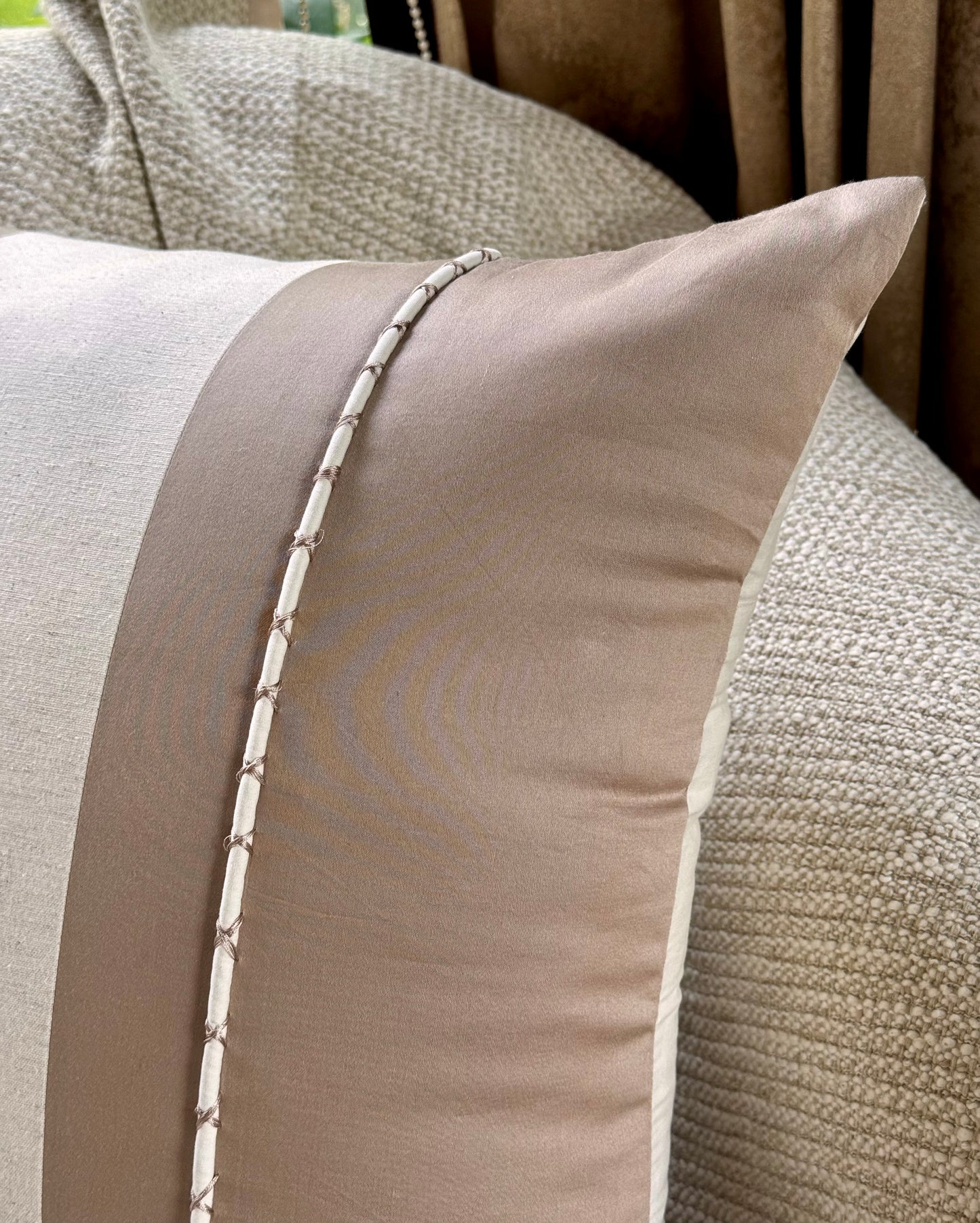 The Tranquil Stripes Cushion Cover