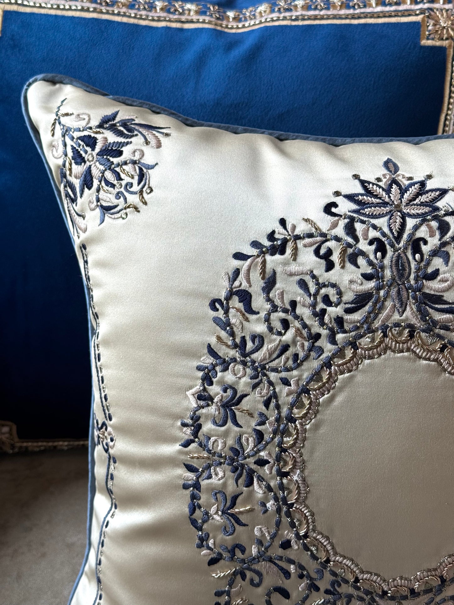 The Royal Emblem Cushion Cover