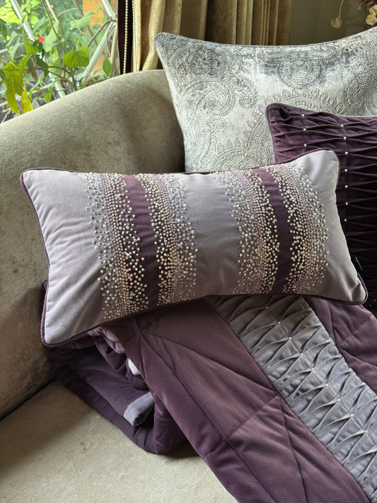 The Plum Sparkle Lumbar (With Insert)