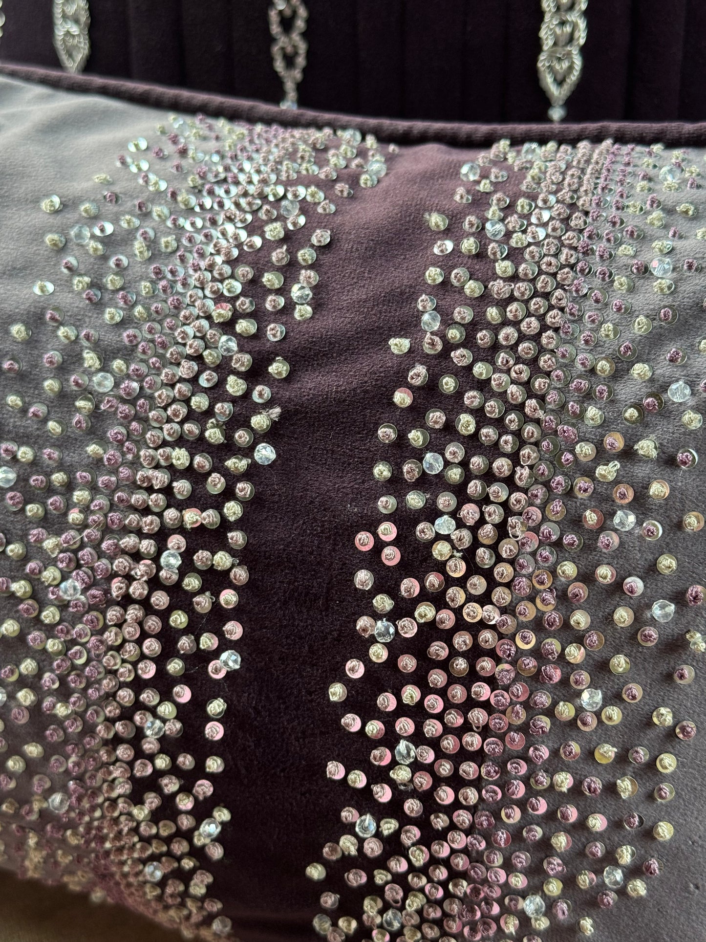 The Plum Sparkle Lumbar (With Insert)