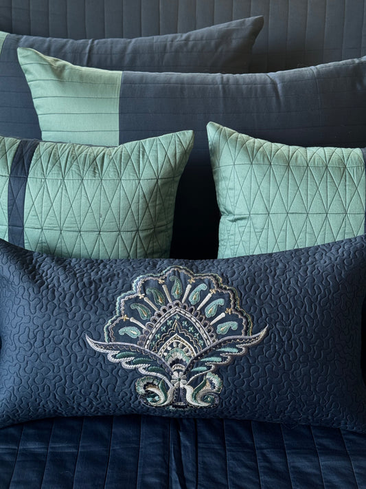 The Cotton Blue Teal Bedding Set