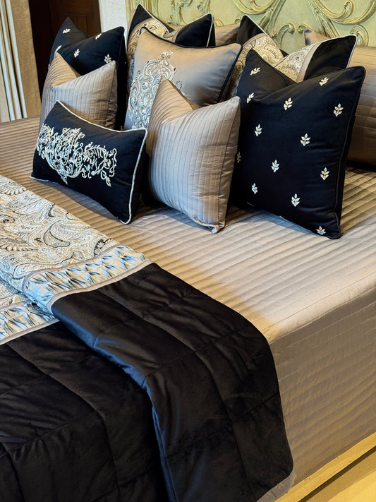 The Opulent Paisley Quilt Set