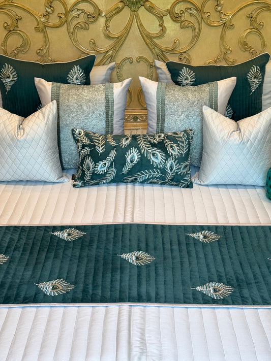 The Dancing Peacock Bedding Set