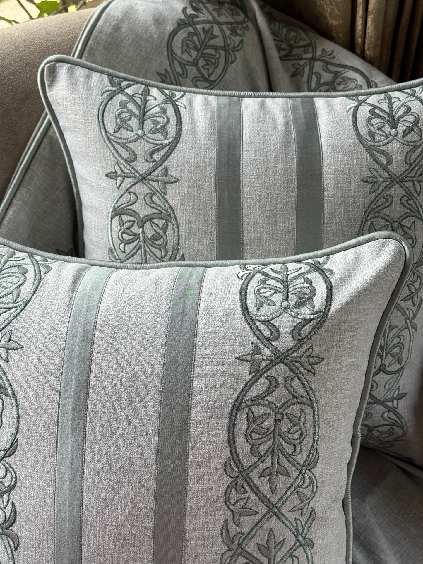 The Soft Green Marlowe Cushion Cover