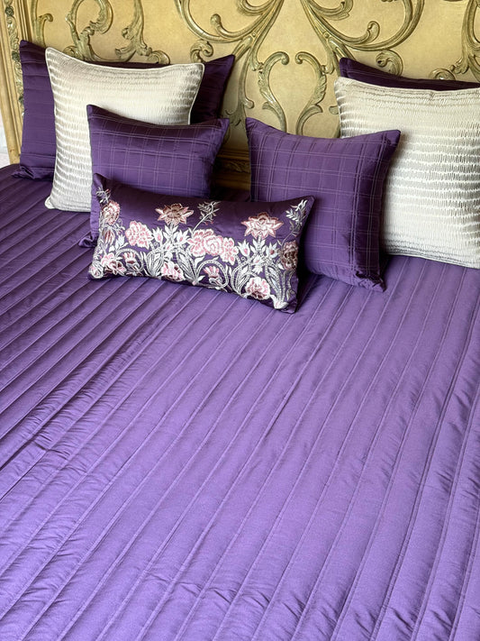 The Purple Frosted Bloom Bedding Set