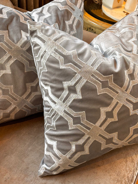 The Grey Star Cushion Cover