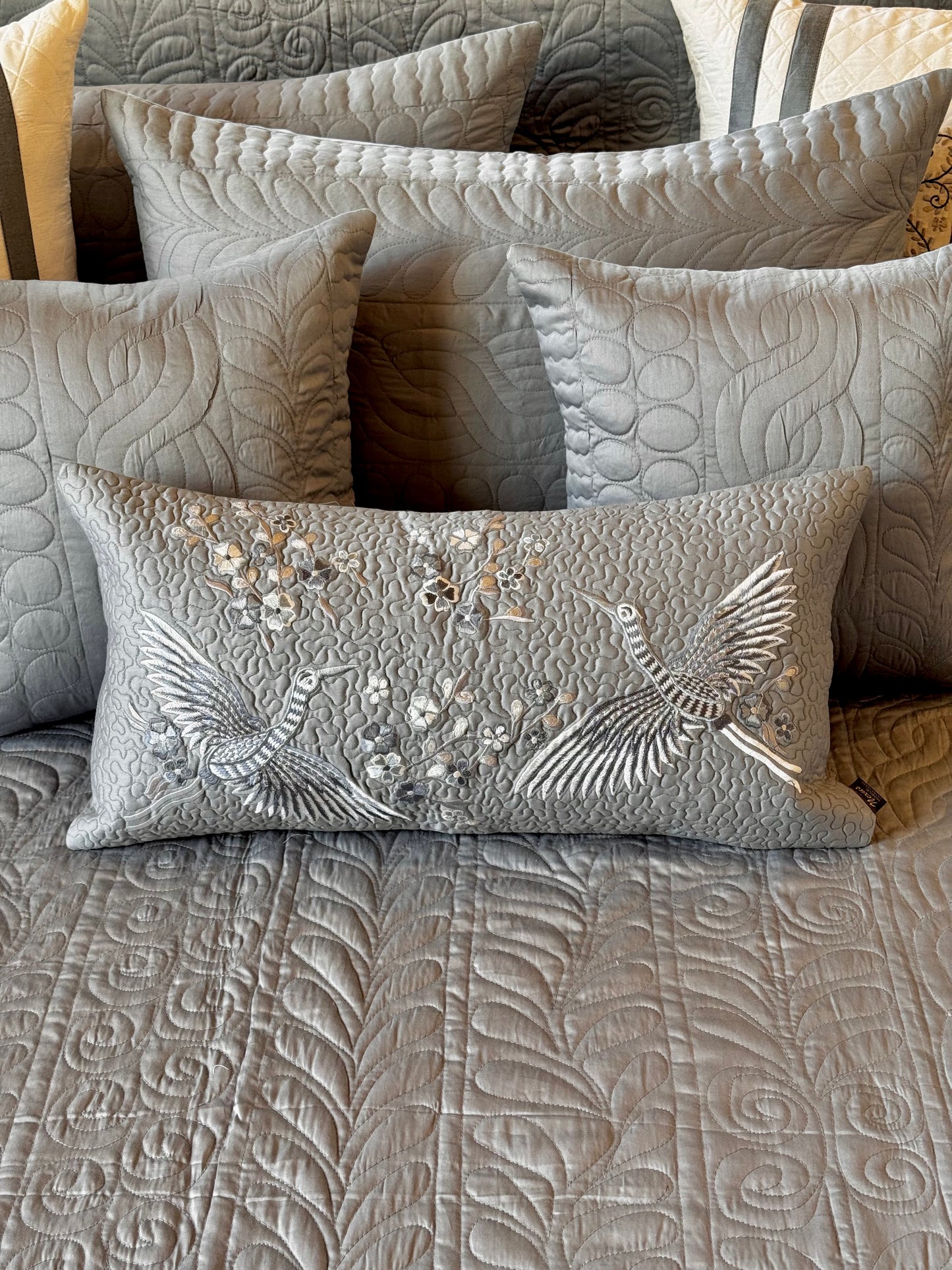 The Grey Blue Bedding Set
