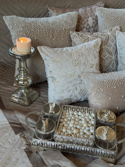 The Opaline Pearl Bedding Set
