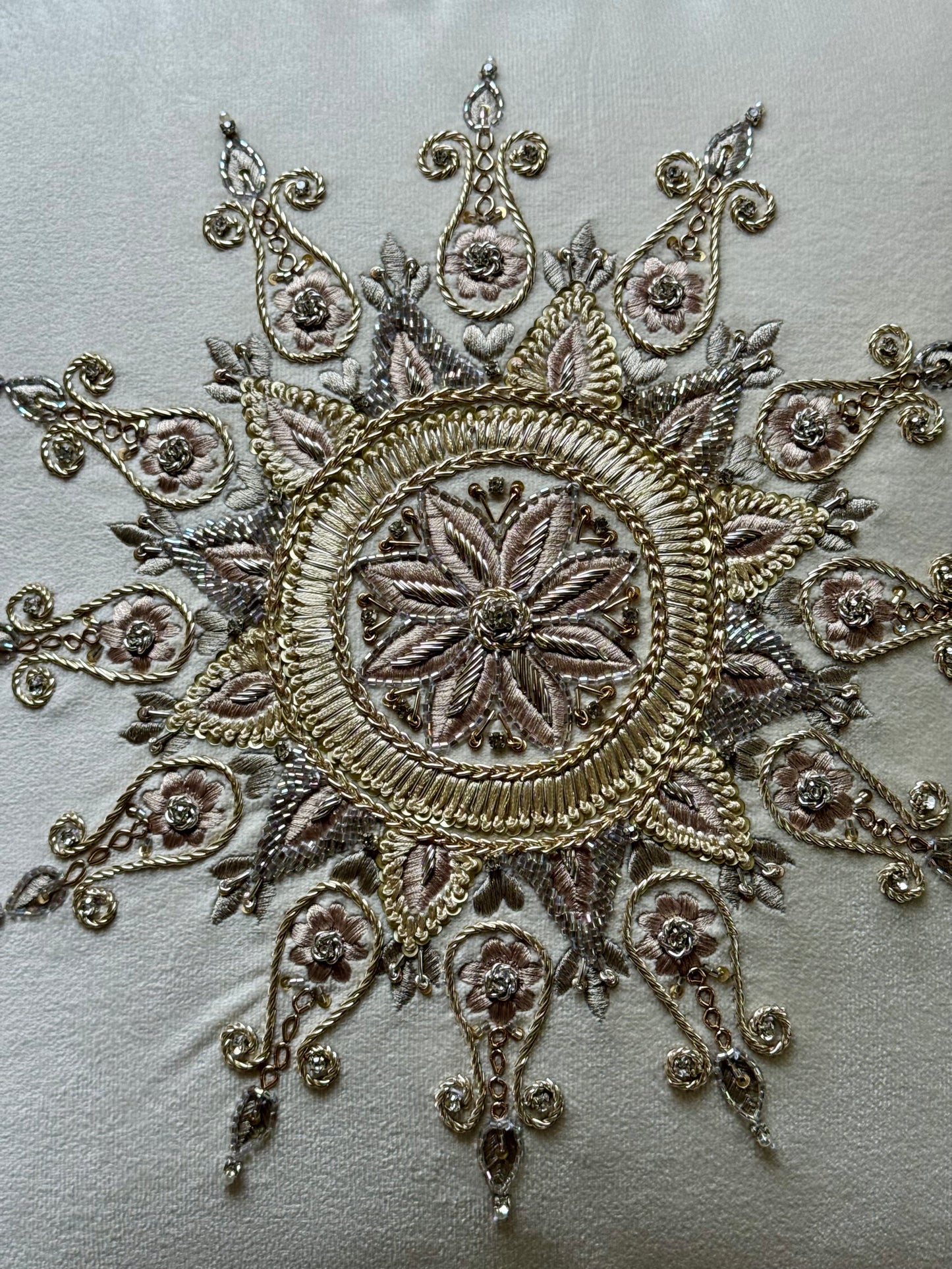 The Ivory Étoile Cushion Cover