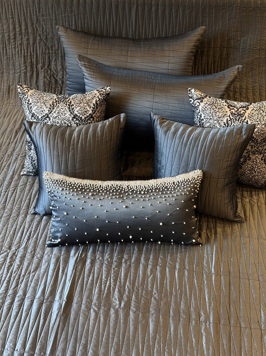 The Grey Galaxy Bedding Set