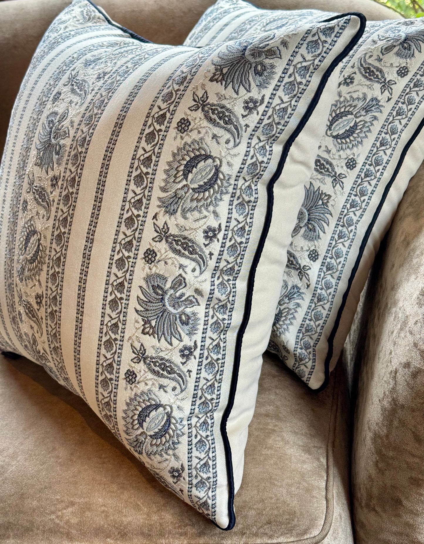 The Blue Heirloom Cushion Cover