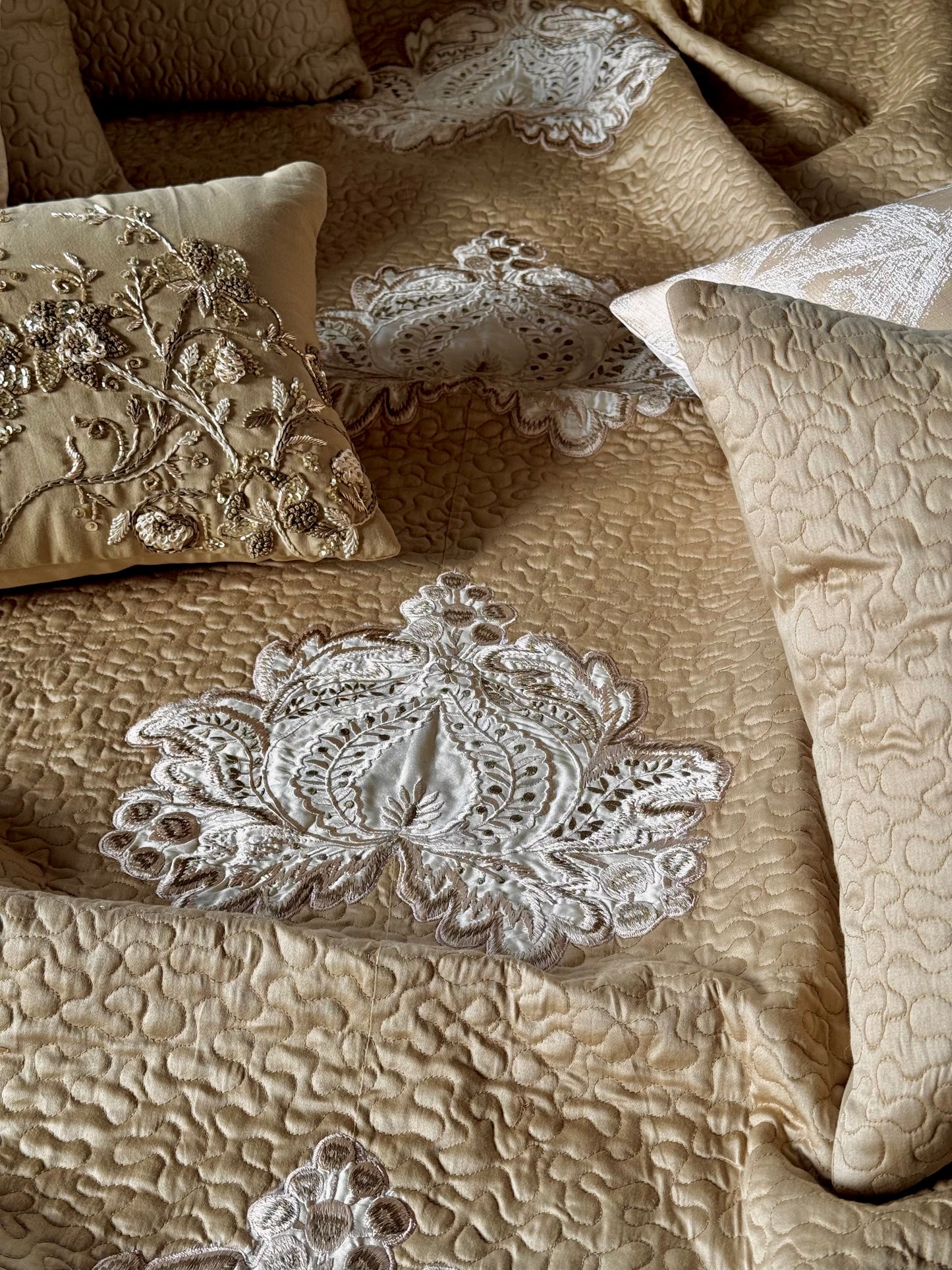 The Zarina Embroidered Bedding Set