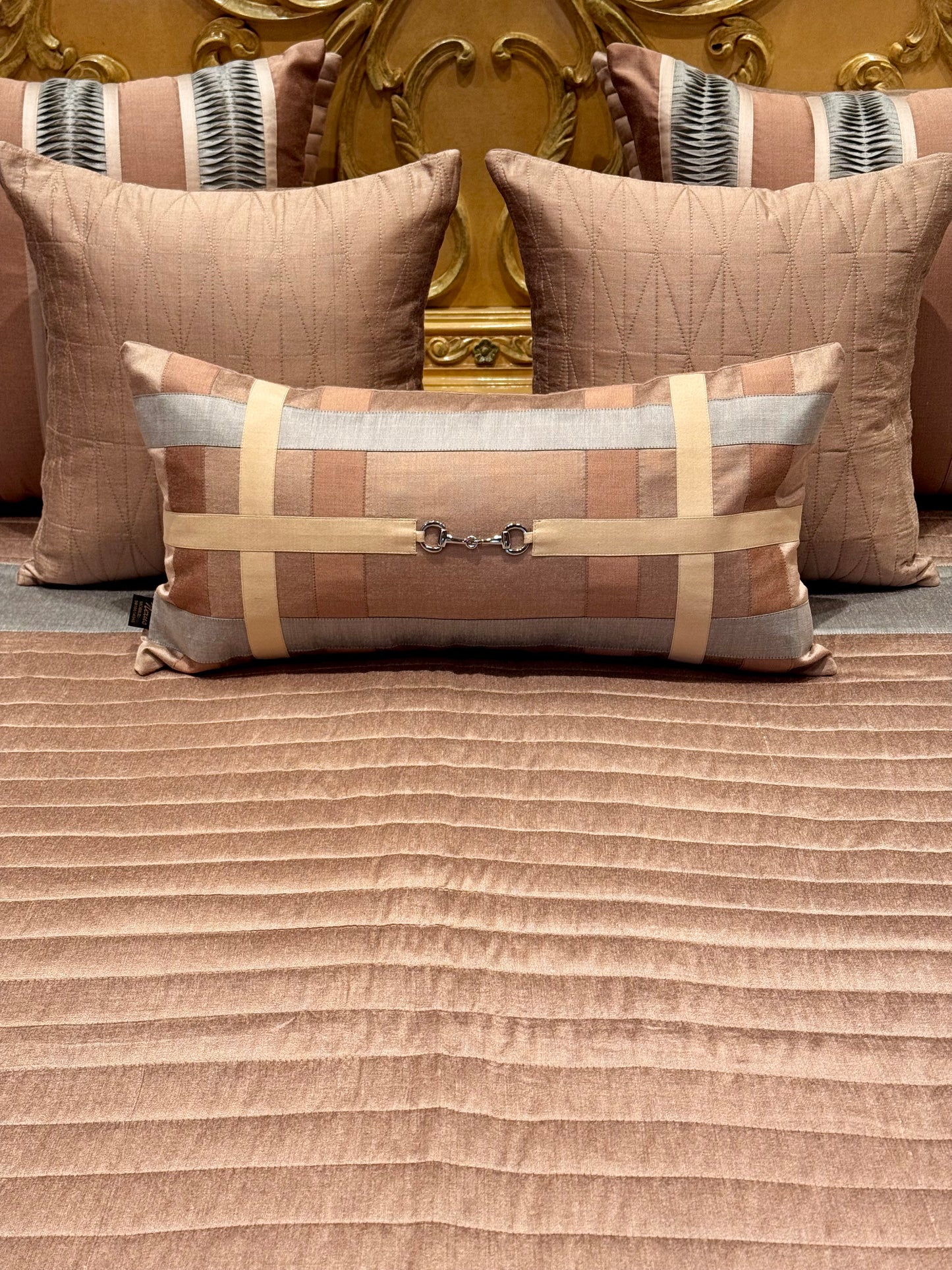 The Plum Grid Bedding Set