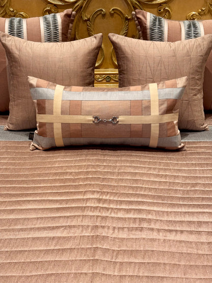 The Plum Grid Bedding Set