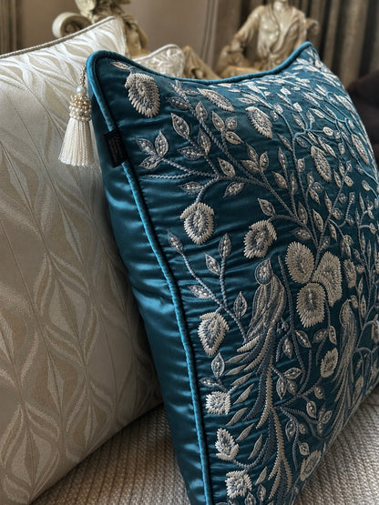 The Teal Amara Cushion Cover