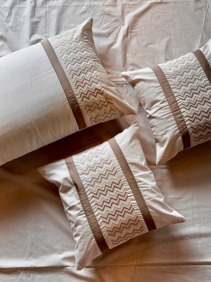 The Beige Modish Bedsheet