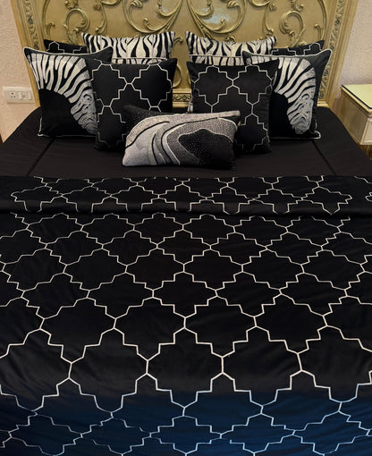 The Black Zebra Bedding Set
