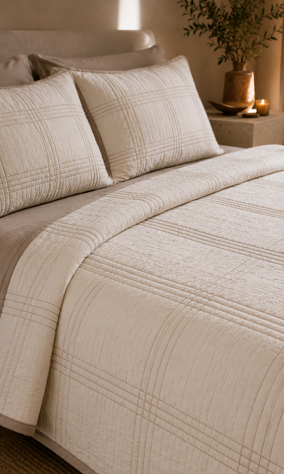 The Beige Taupe Quilt