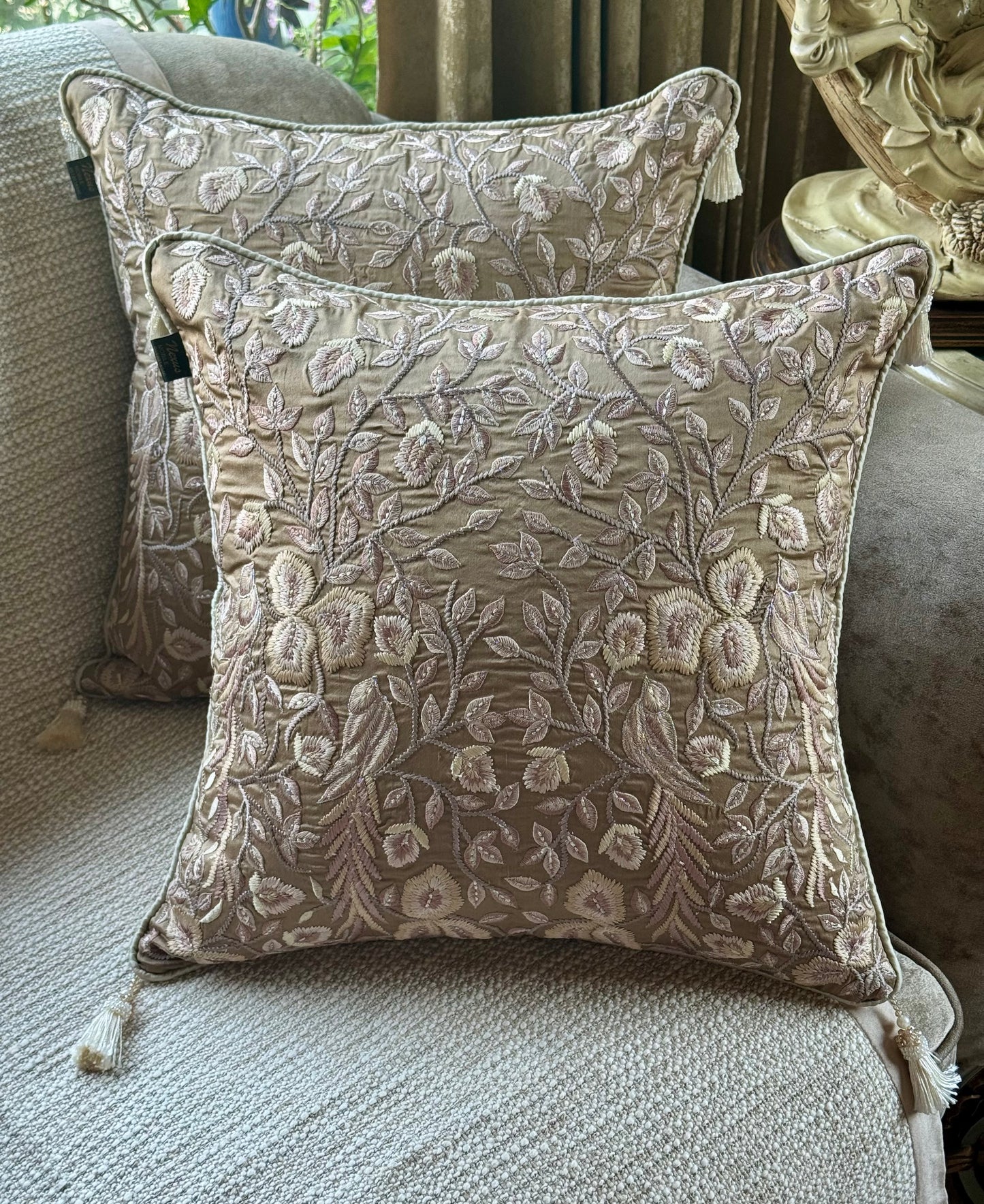 The Pure Silk Amara Cushion Cover