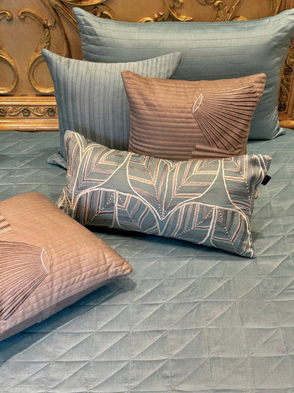 The Teal Mirage Bedding Set