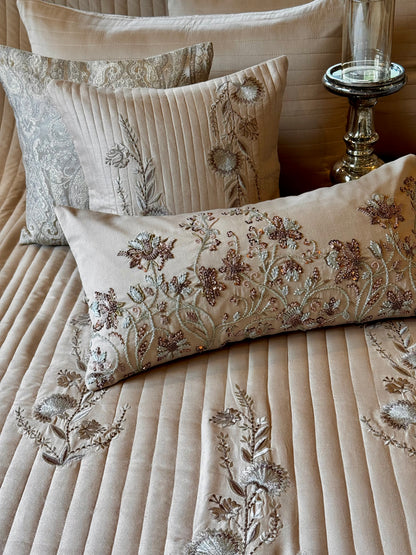The Beige Bloomé Bedding Set