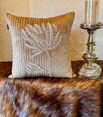 The Gold Flora Cushion Cover