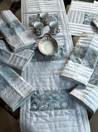 The Ice Blue Forest Table Linen