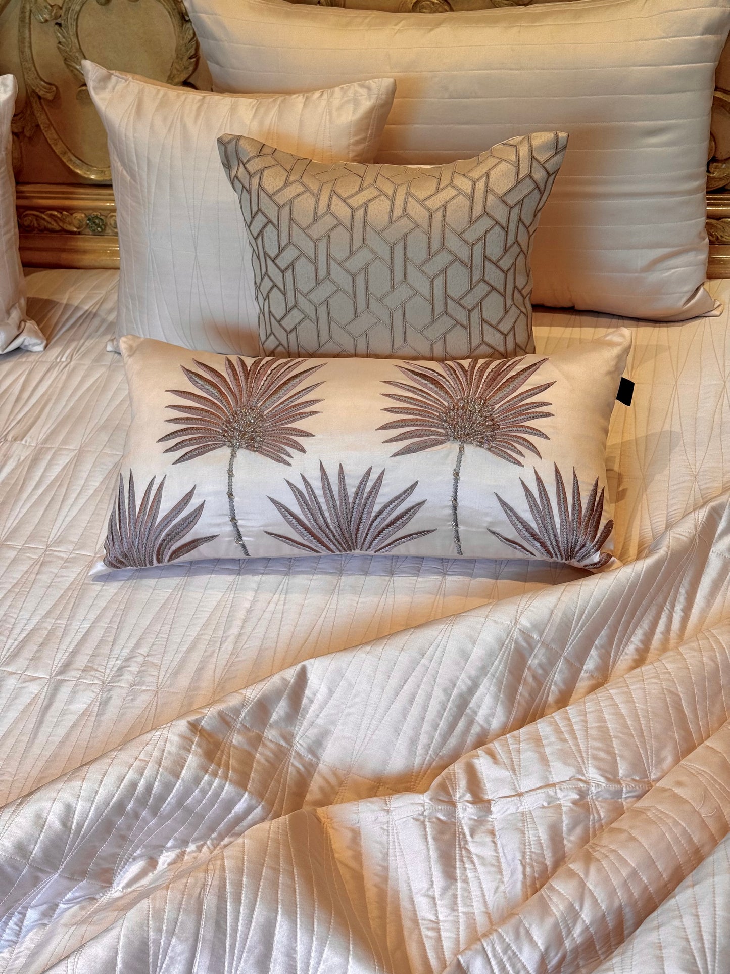 The Blush Groove Bedding Set