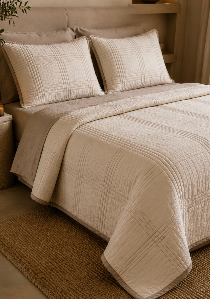The Beige Taupe Quilt