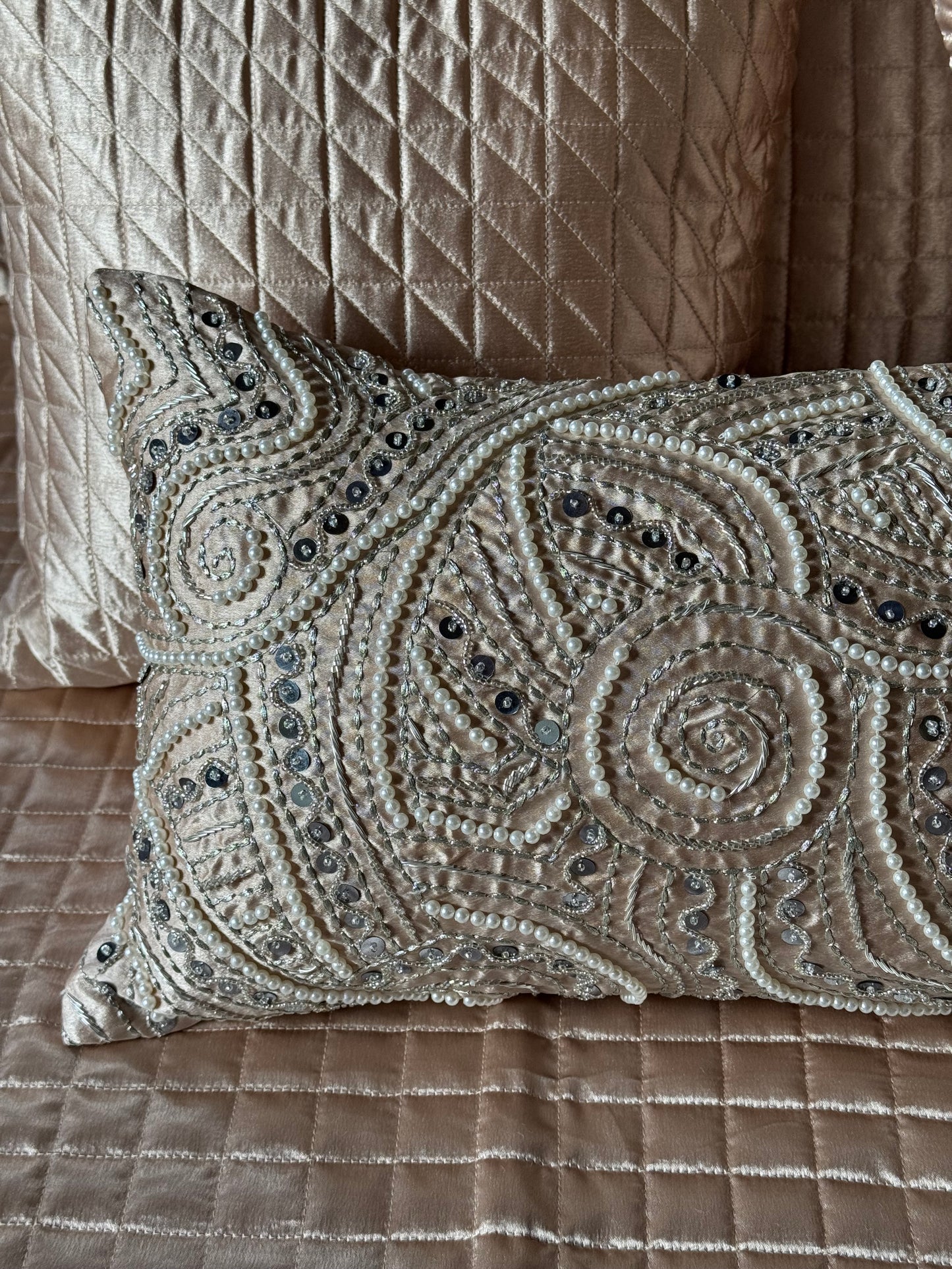 The Peach Cobblestone Bedding Set