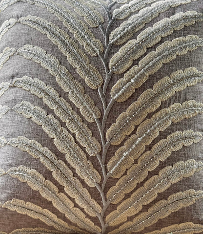 The Grey Folia Cushion Cover