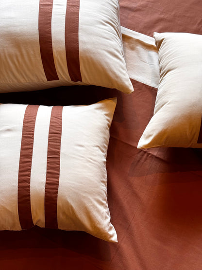 The Brown & Beige Bedsheet