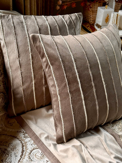 The Brown Dori Cushion Cover
