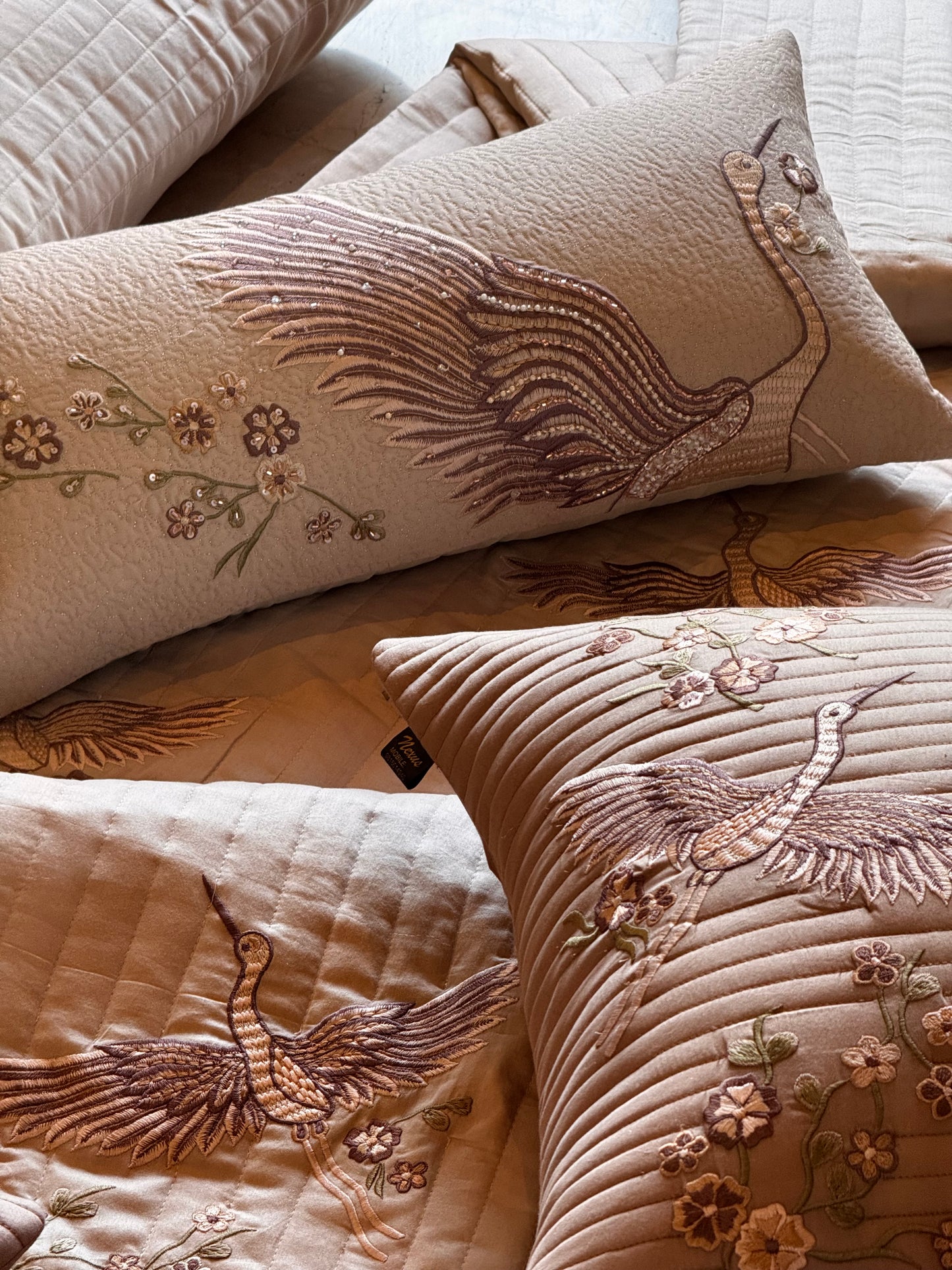 The Beige Cotton Bird Set