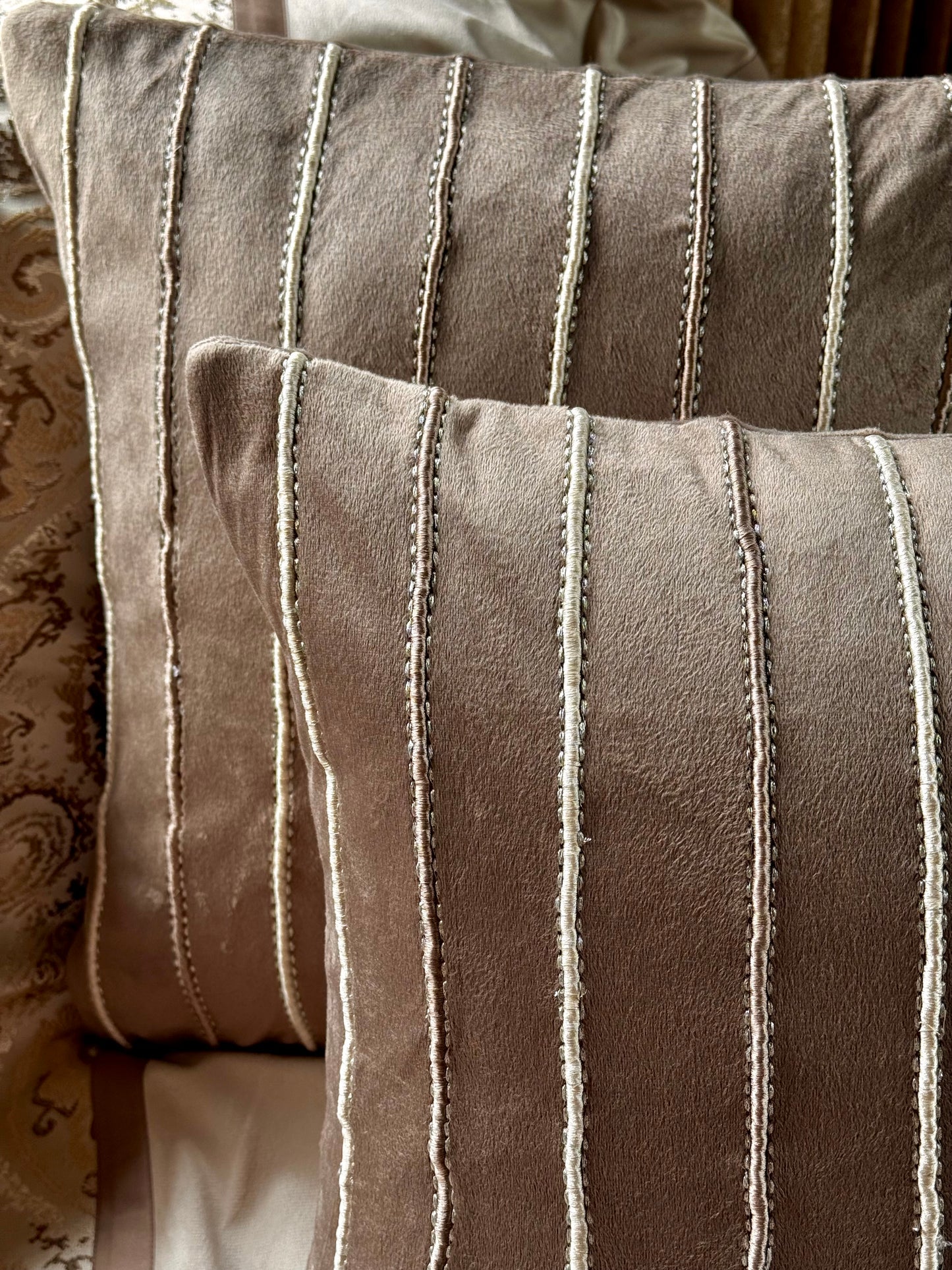 The Brown Dori Cushion Cover