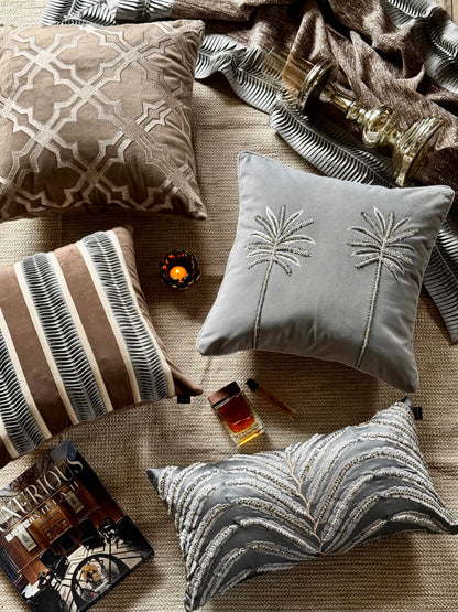 The Brown Star Cushion Cover