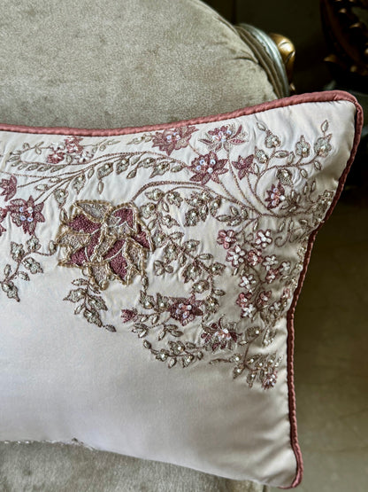 The Blush Ornate Lumbar (With Insert)