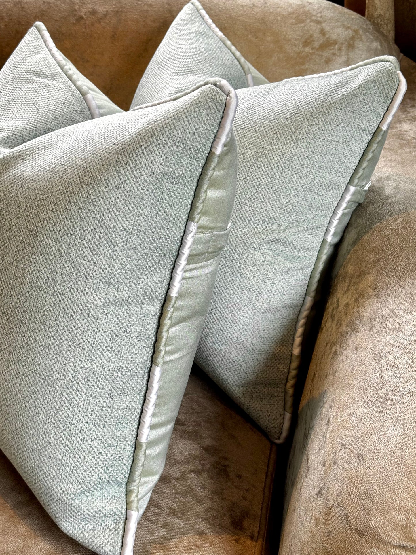The Sage Textured Cushion Cover