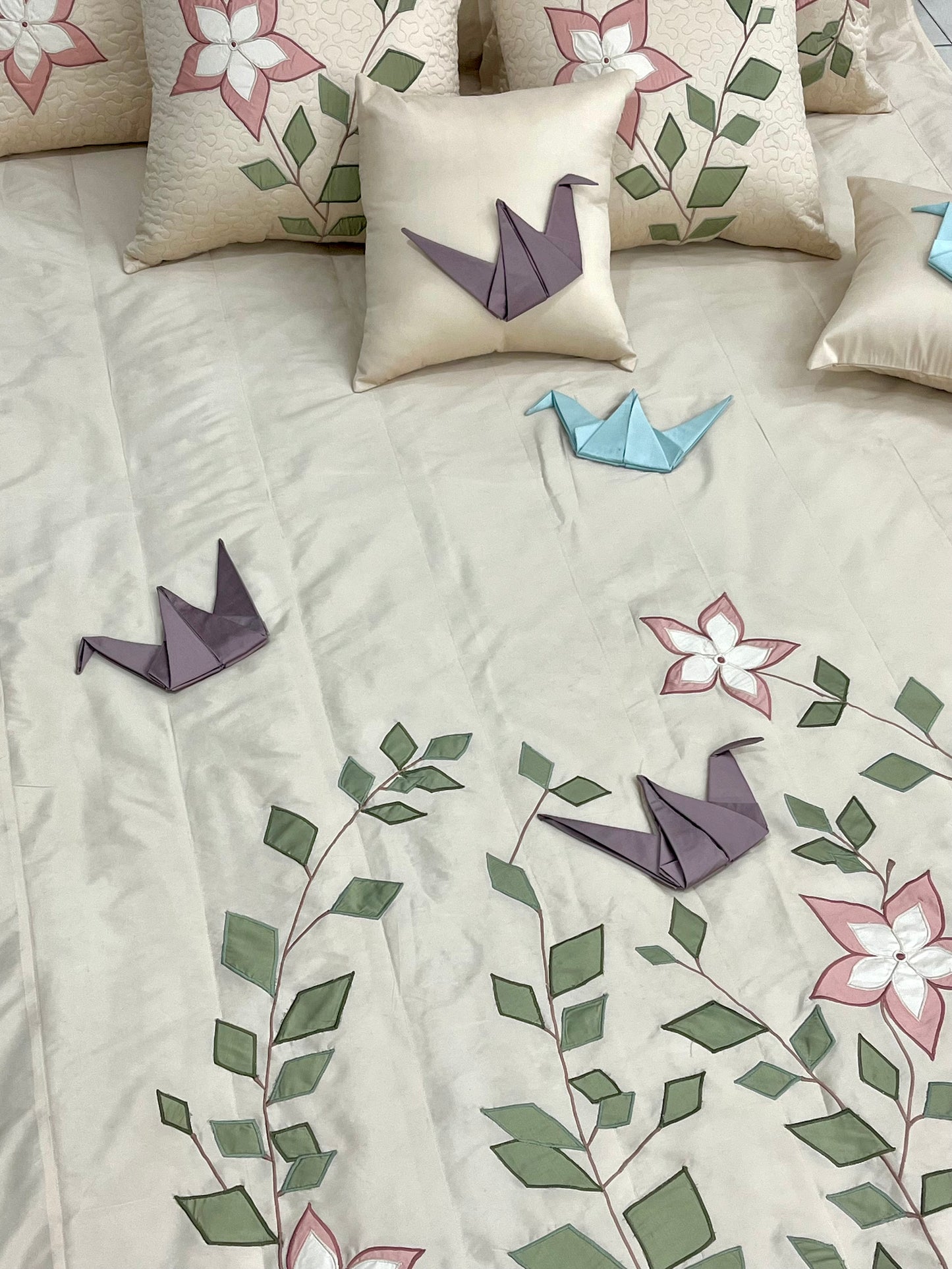 The Origami Orchard Bedding Set
